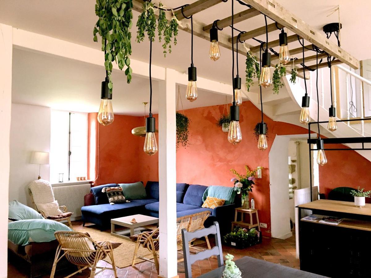 La Tisserande : Maison D'Hotes Creative & Ecologique Saint-Thégonnec Kültér fotó