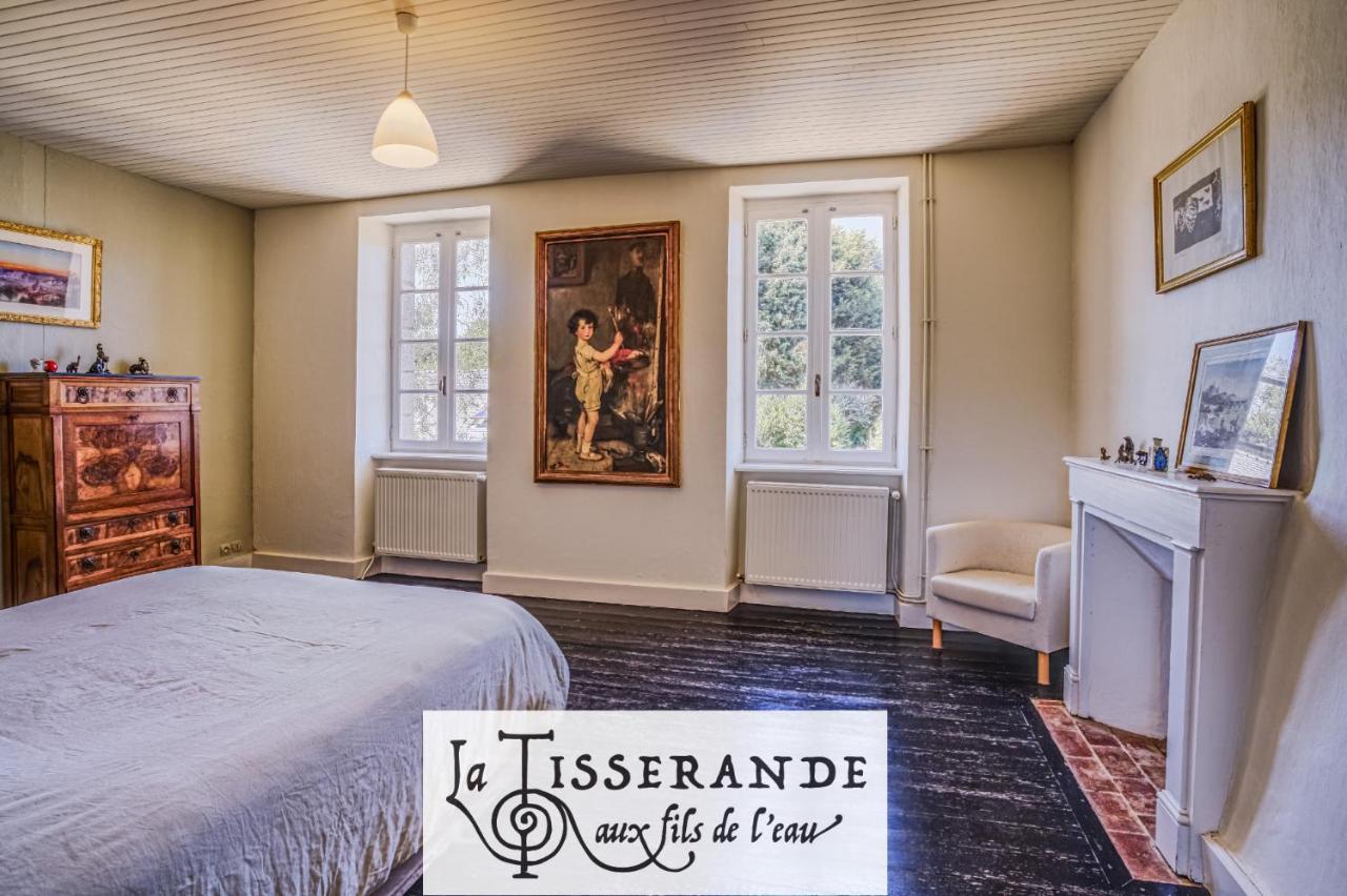 La Tisserande : Maison D'Hotes Creative & Ecologique Saint-Thégonnec Kültér fotó